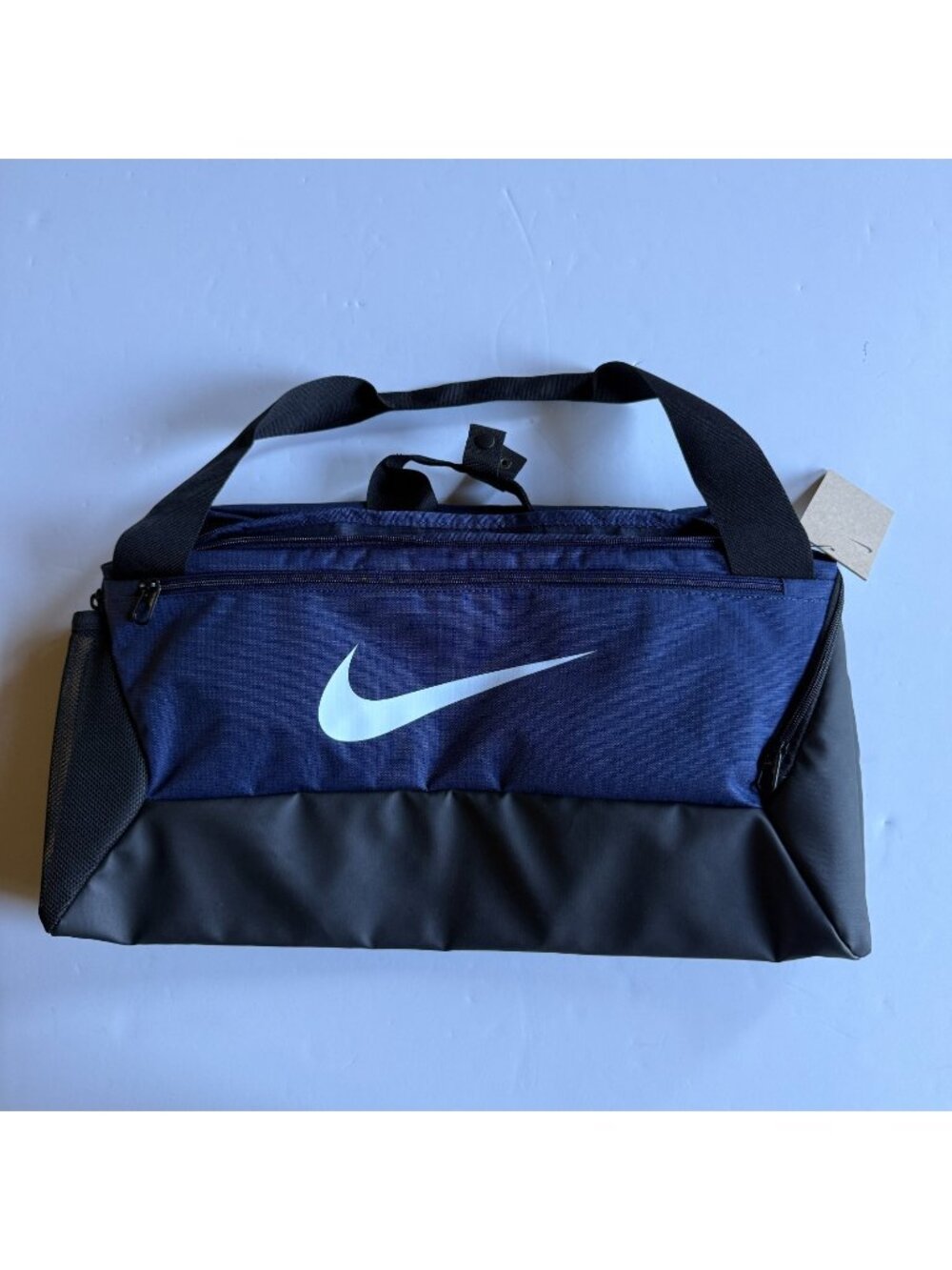 NIKE Brasilia Training Duffel Gym Bag 41L - Navy Blue - DM3976-410